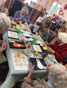 Easter art therapy activities at Easterlea